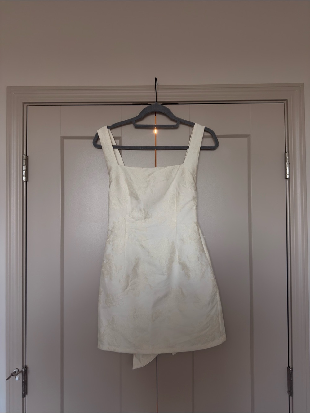 YLLW The Label White Caelyn Mini Dress